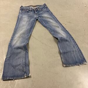 y2k low rise hippie bootcut Jeans 27x30